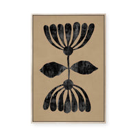 Contrasting Blooms I | Framed Canvas