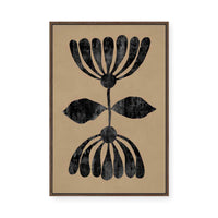 Contrasting Blooms I | Framed Canvas
