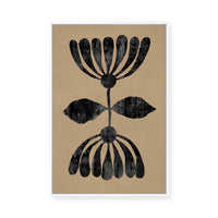Contrasting Blooms I | Framed Canvas