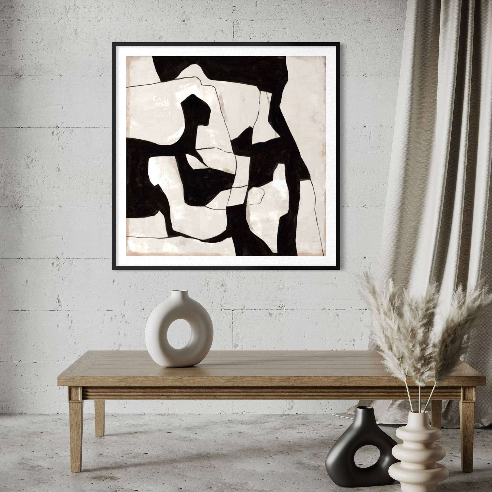 Contrasting Shapes in Motion II