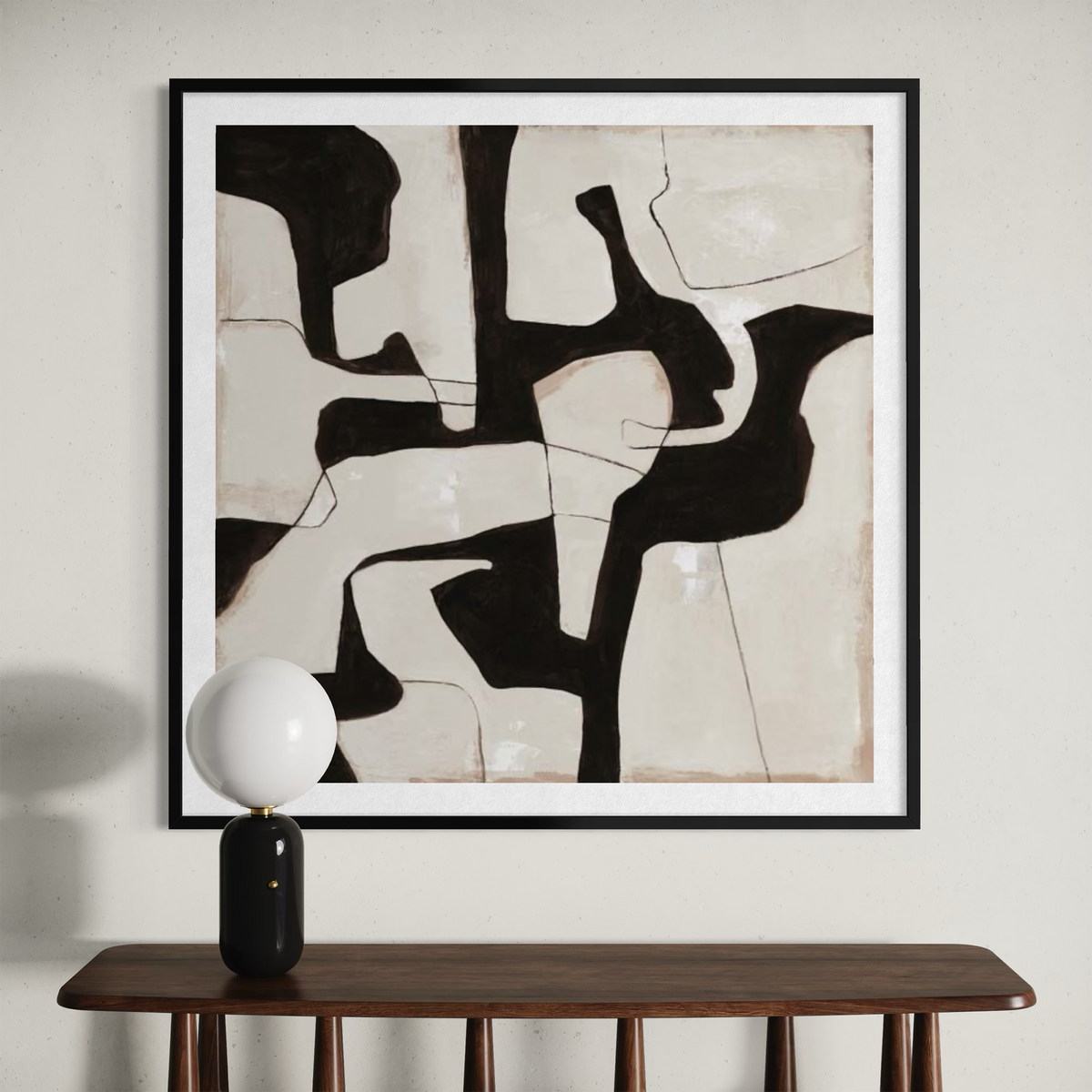 Contrasting Shapes in Motion I