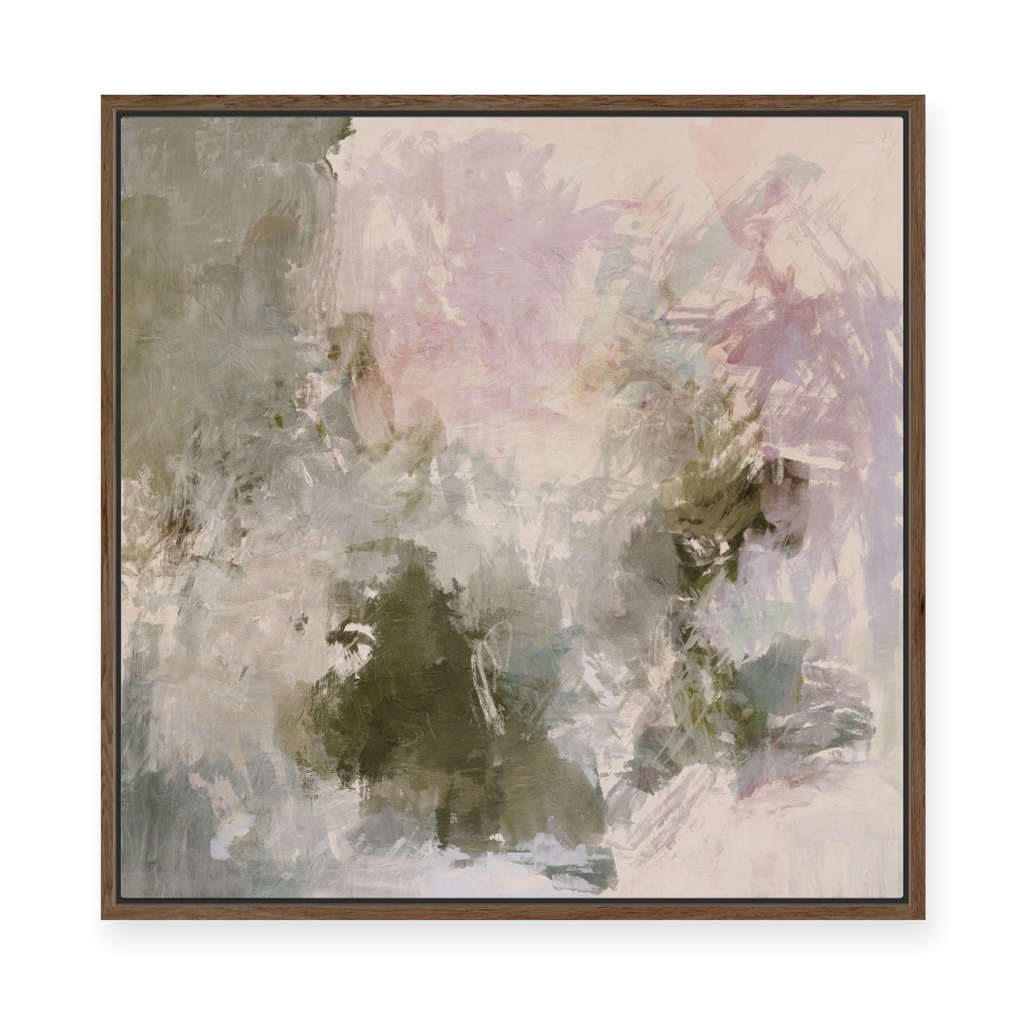 Conversation without Words | Framed Canvas