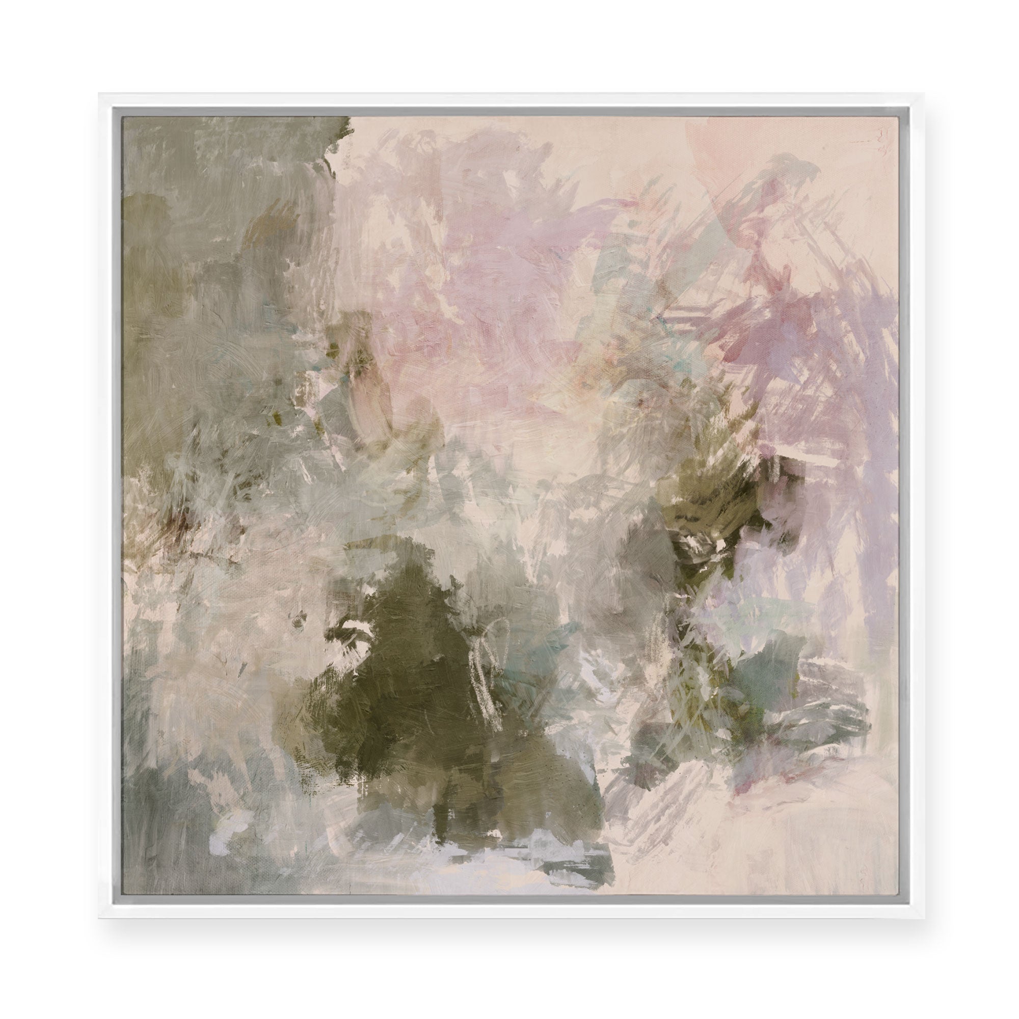 Conversation without Words | Framed Canvas