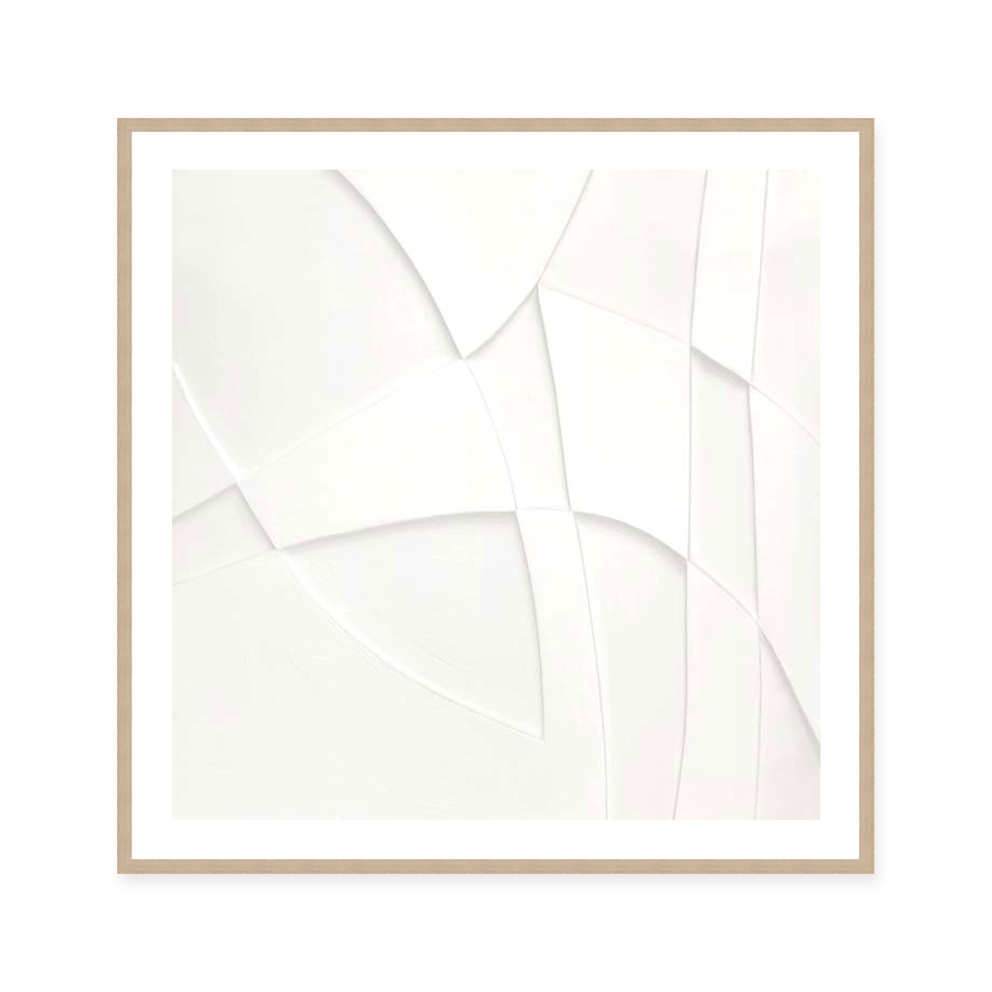 Curved Layers in White Harmony I