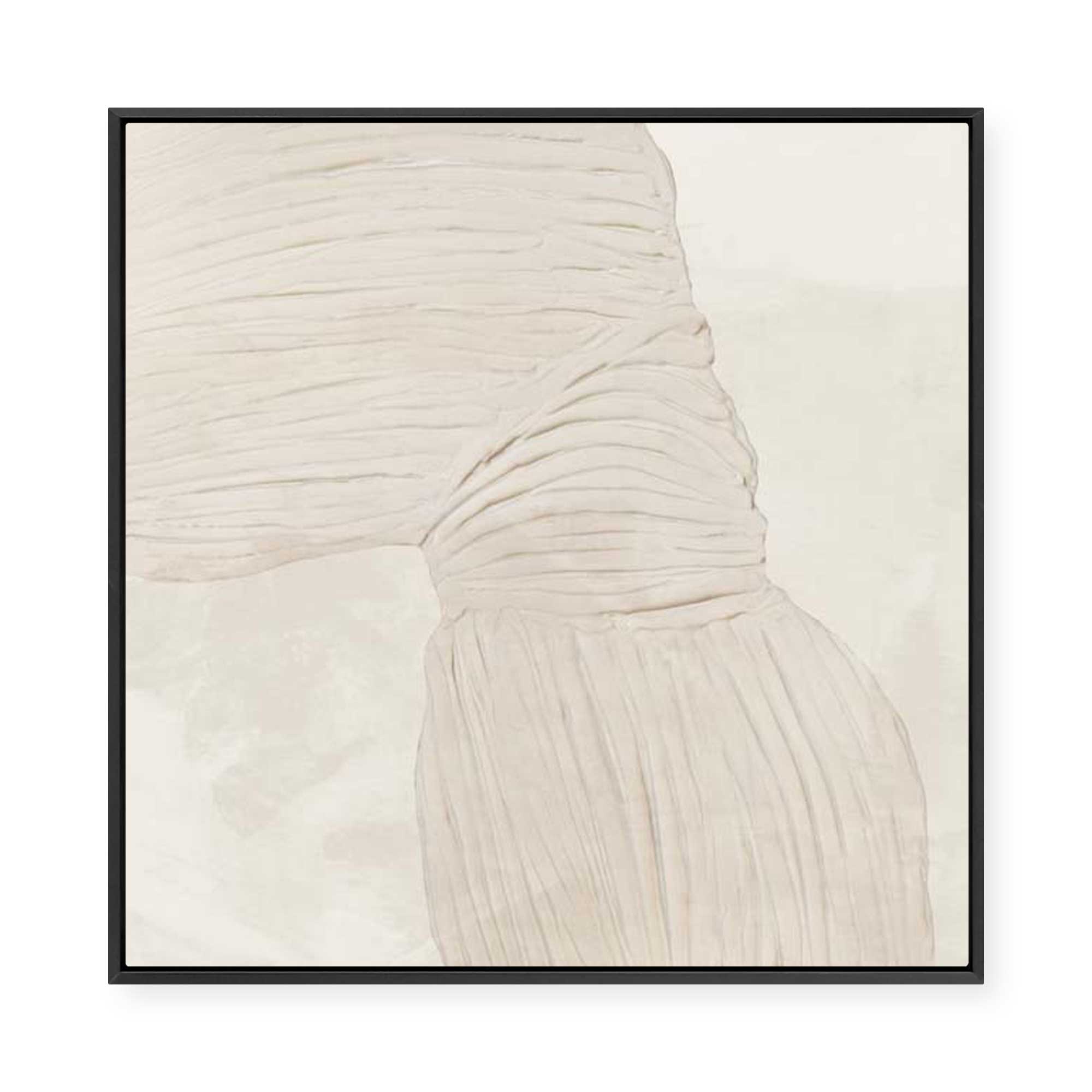 Curved Lines in Subtle Harmony II | Framed Canvas