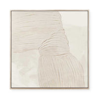 Curved Lines in Subtle Harmony II | Framed Canvas