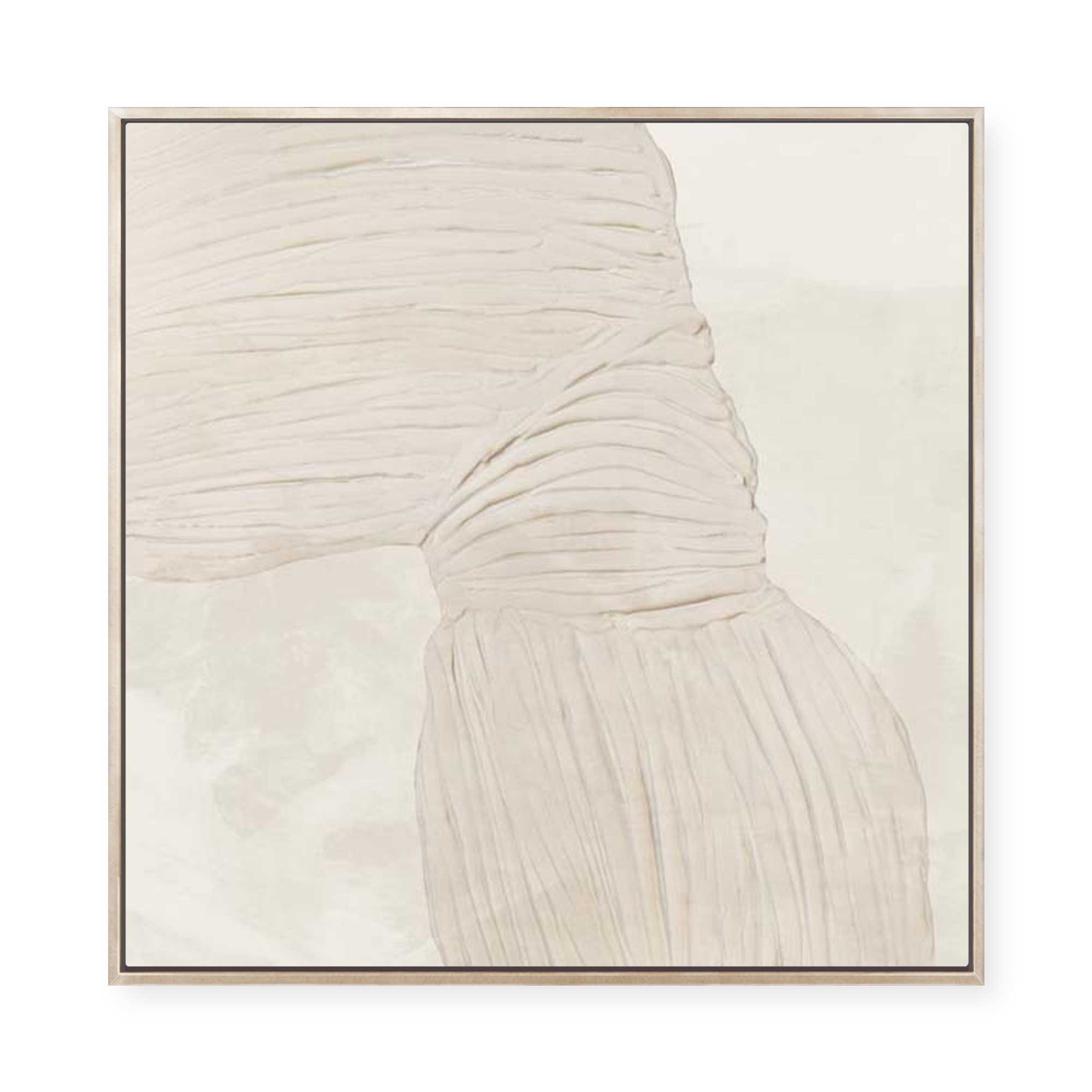 Curved Lines in Subtle Harmony II | Framed Canvas