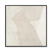 Curved Lines in Subtle Harmony I | Framed Canvas