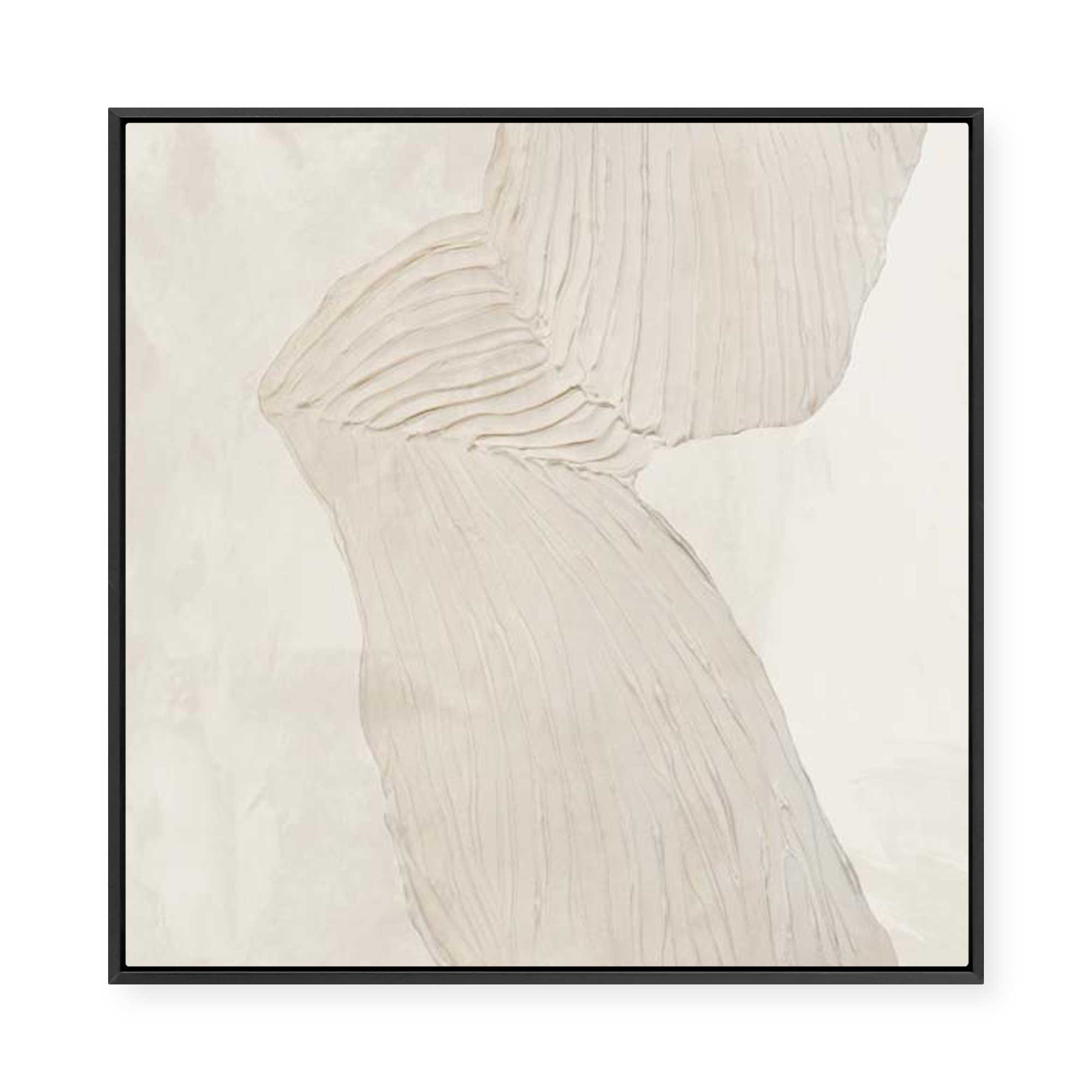 Curved Lines in Subtle Harmony I | Framed Canvas