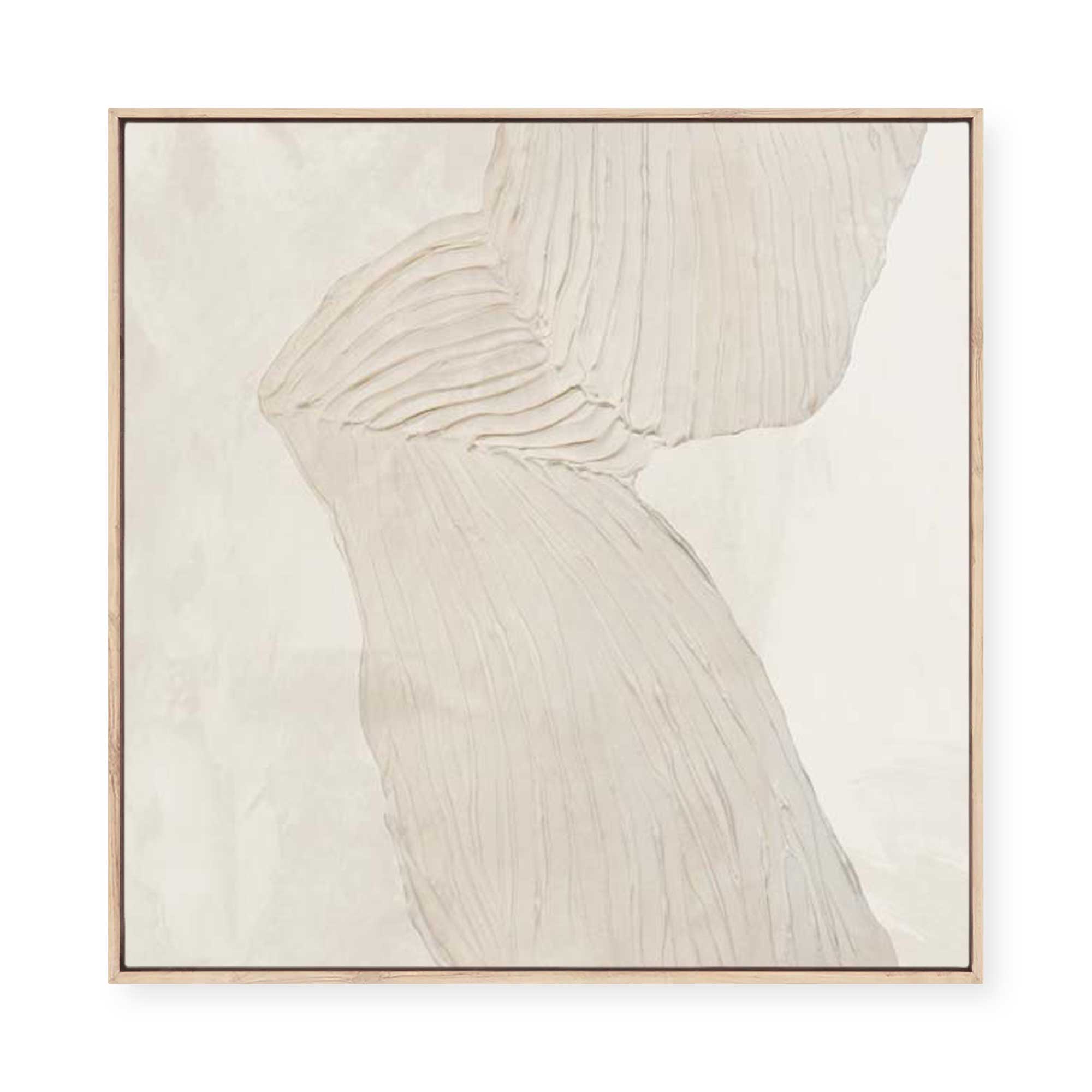 Curved Lines in Subtle Harmony I | Framed Canvas