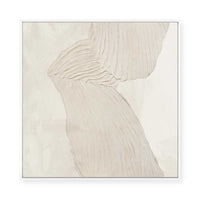 Curved Lines in Subtle Harmony I | Framed Canvas