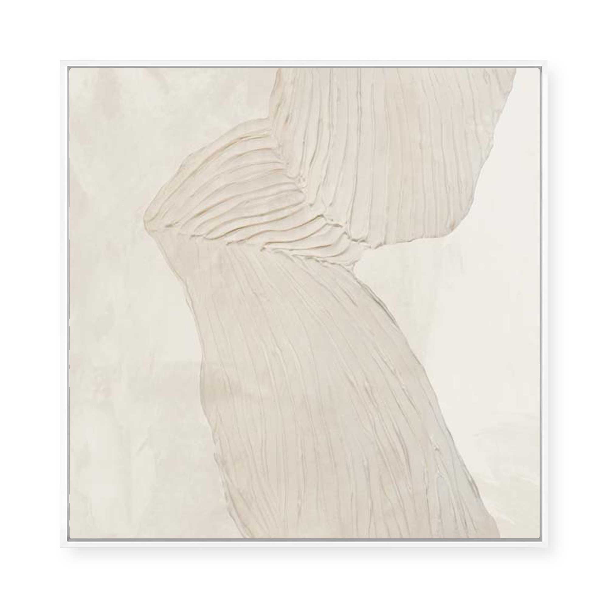 Curved Lines in Subtle Harmony I | Framed Canvas