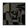 Dark Cubist I | Framed Canvas