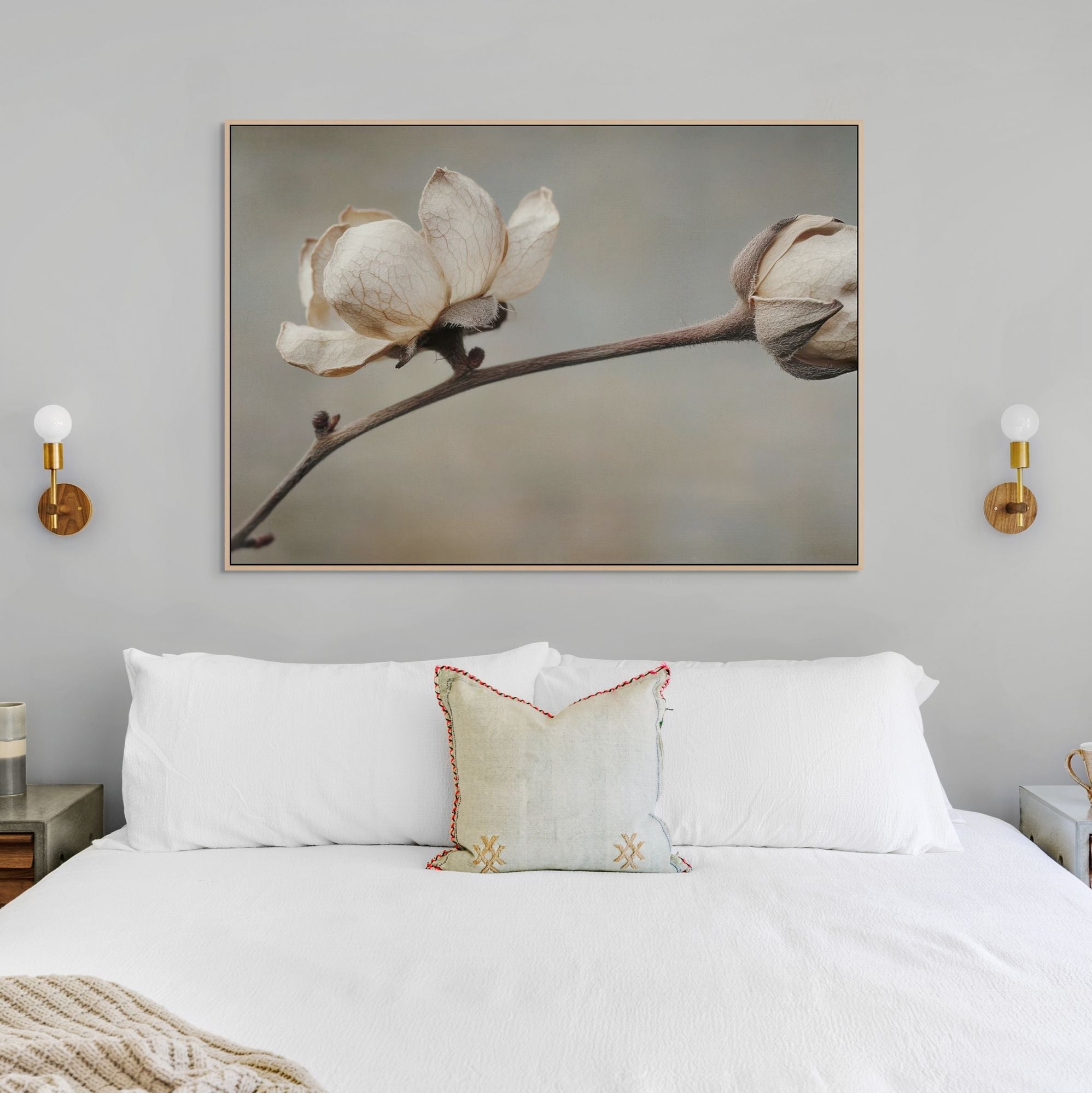 Delicate Petals | Framed Canvas