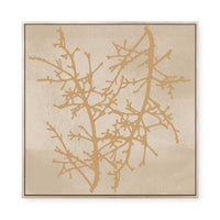 Delicate Winter Branches | Framed Canvas