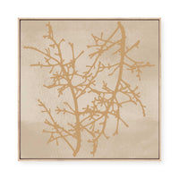 Delicate Winter Branches | Framed Canvas