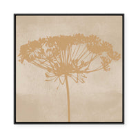 Dill Botanical Silhouette | Framed Canvas