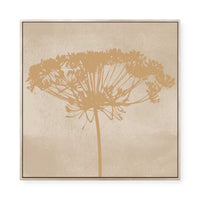 Dill Botanical Silhouette | Framed Canvas