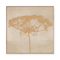 Dill Botanical Silhouette | Framed Canvas