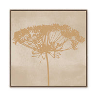 Dill Botanical Silhouette | Framed Canvas