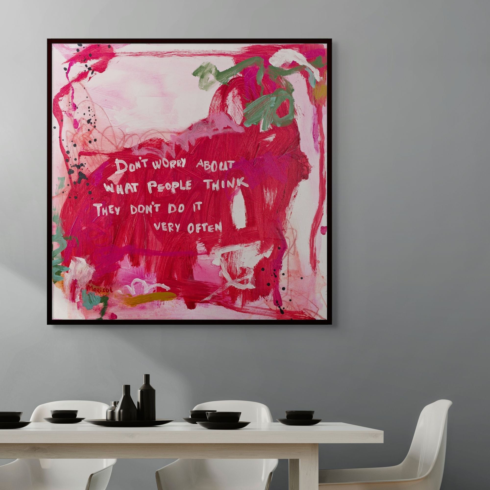 Do not Worry | Framed Canvas