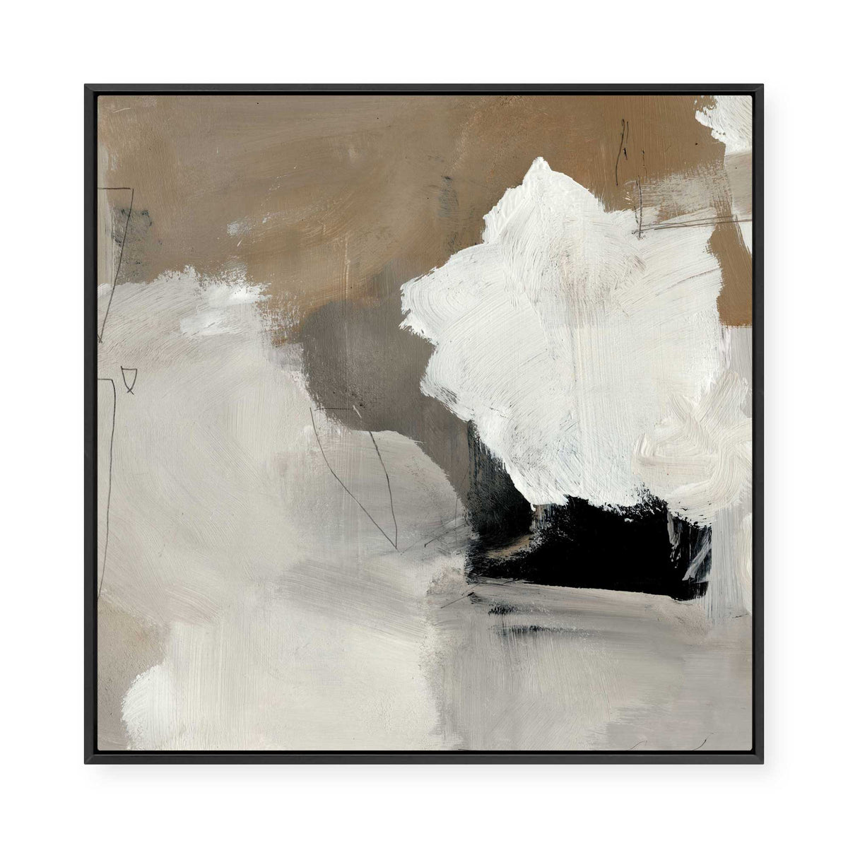 Dolomite | Square | Framed Canvas
