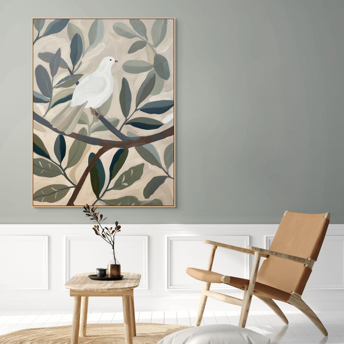 Dove | Framed Canvas