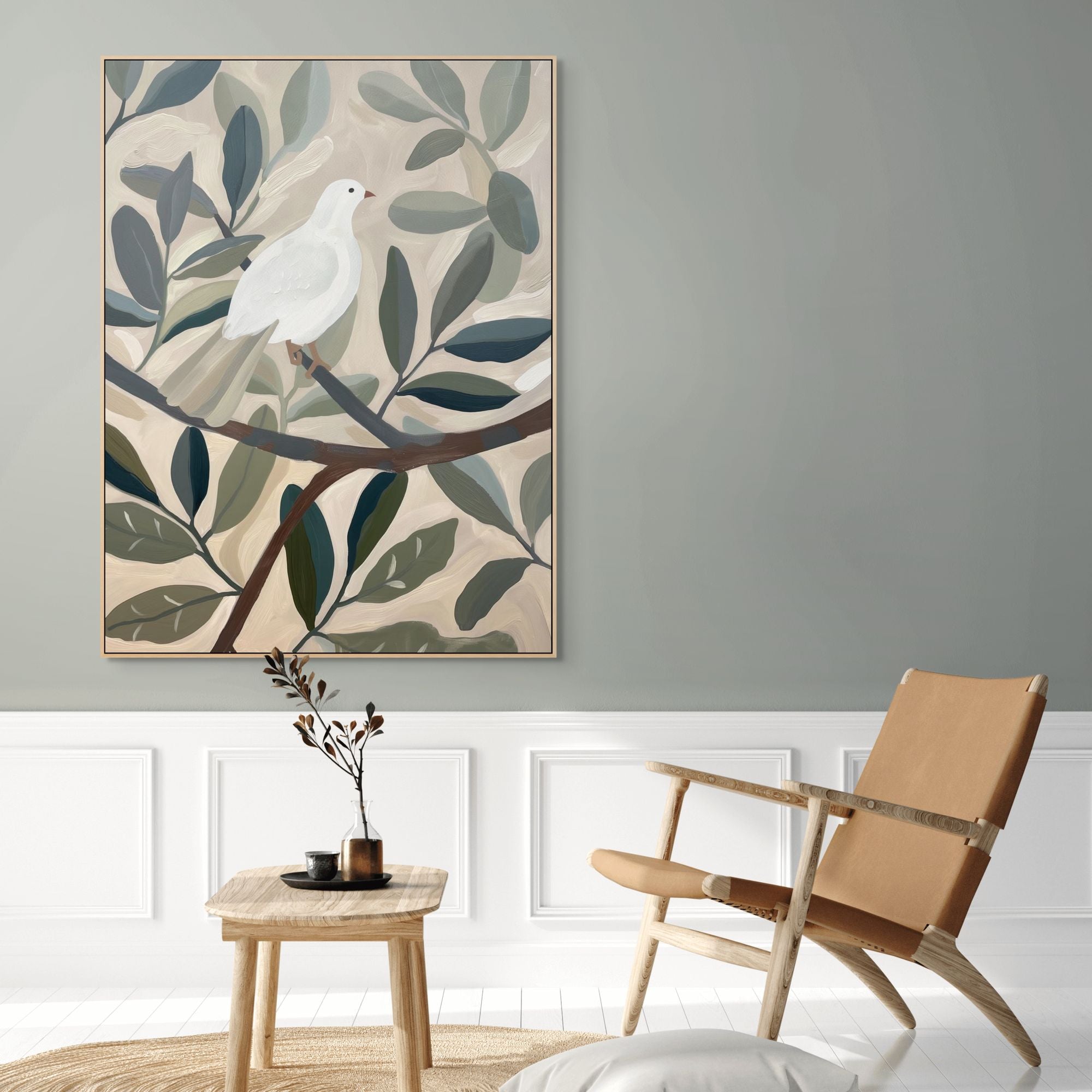 Dove | Framed Canvas