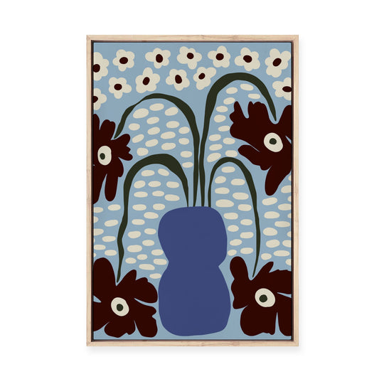 Dropping | Framed Canvas