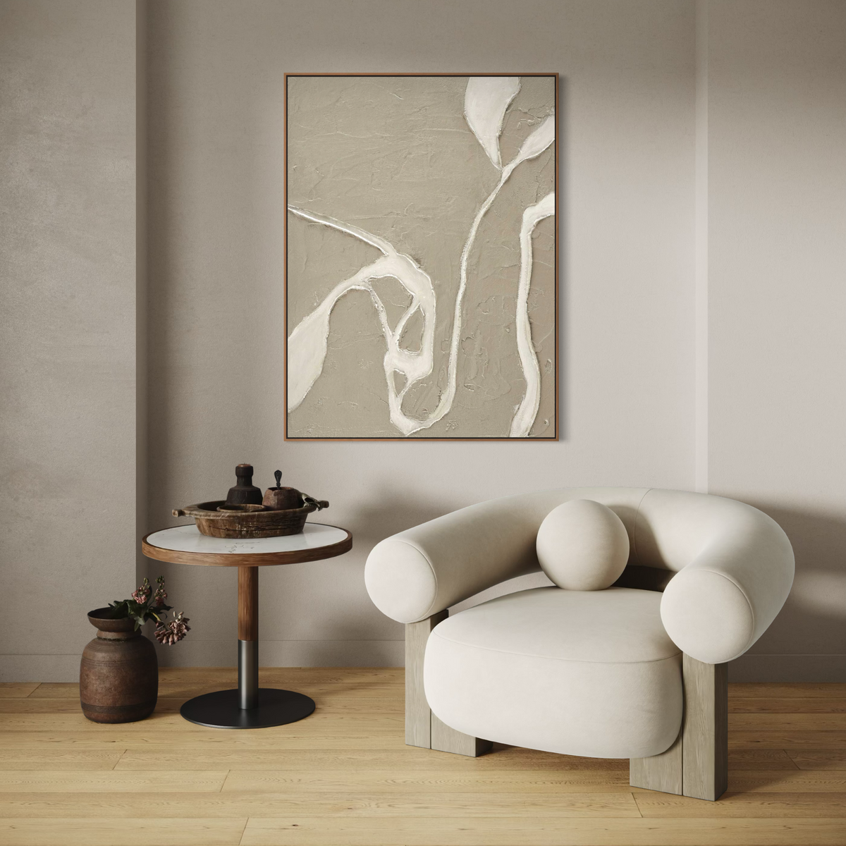 Dune Trace 1 | Framed Canvas