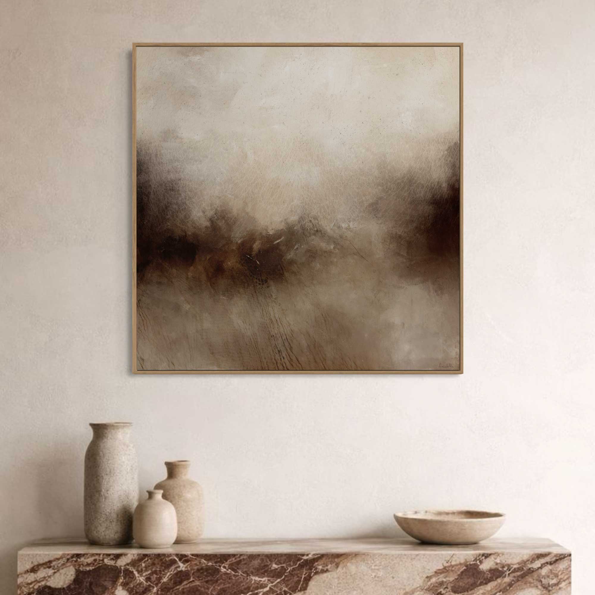 Earth Memory | Framed Canvas