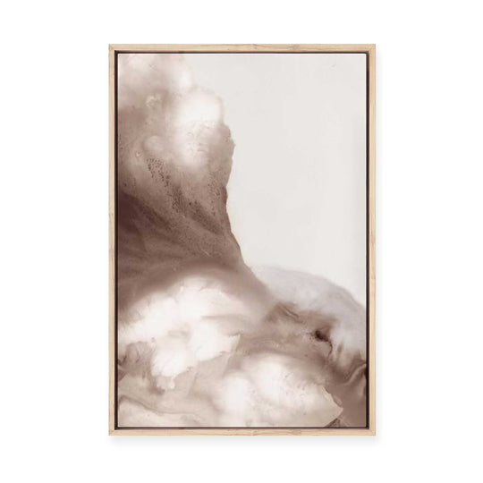 Earth and Mist in Quiet Motion | Framed Canvas
