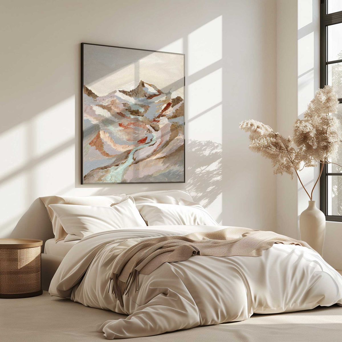 Earthen Landscape | Framed Canvas