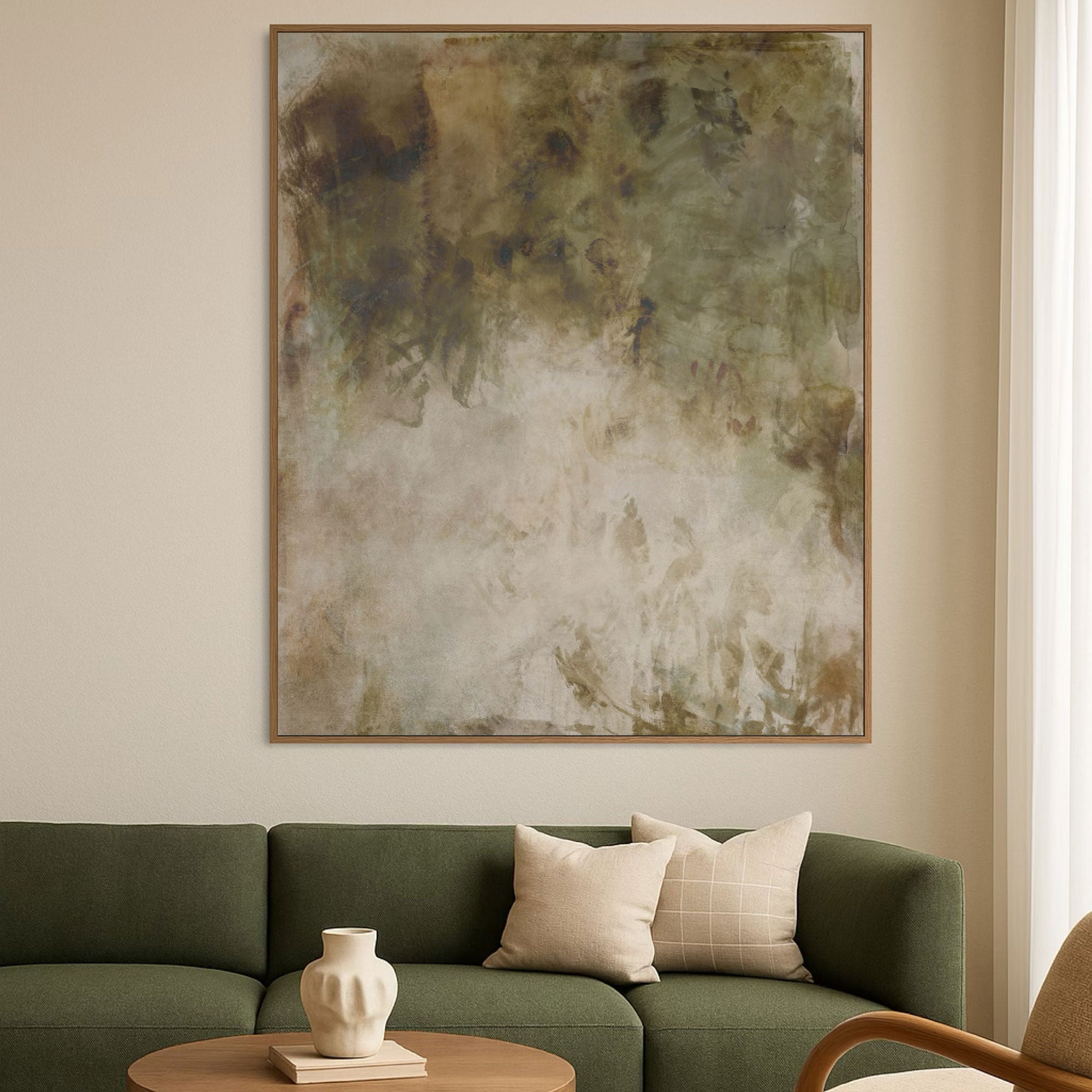 Earthen Mist | Framed Canvas