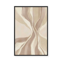 Earthen Waves | Framed Canvas