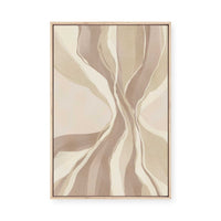Earthen Waves | Framed Canvas