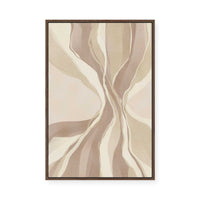 Earthen Waves | Framed Canvas