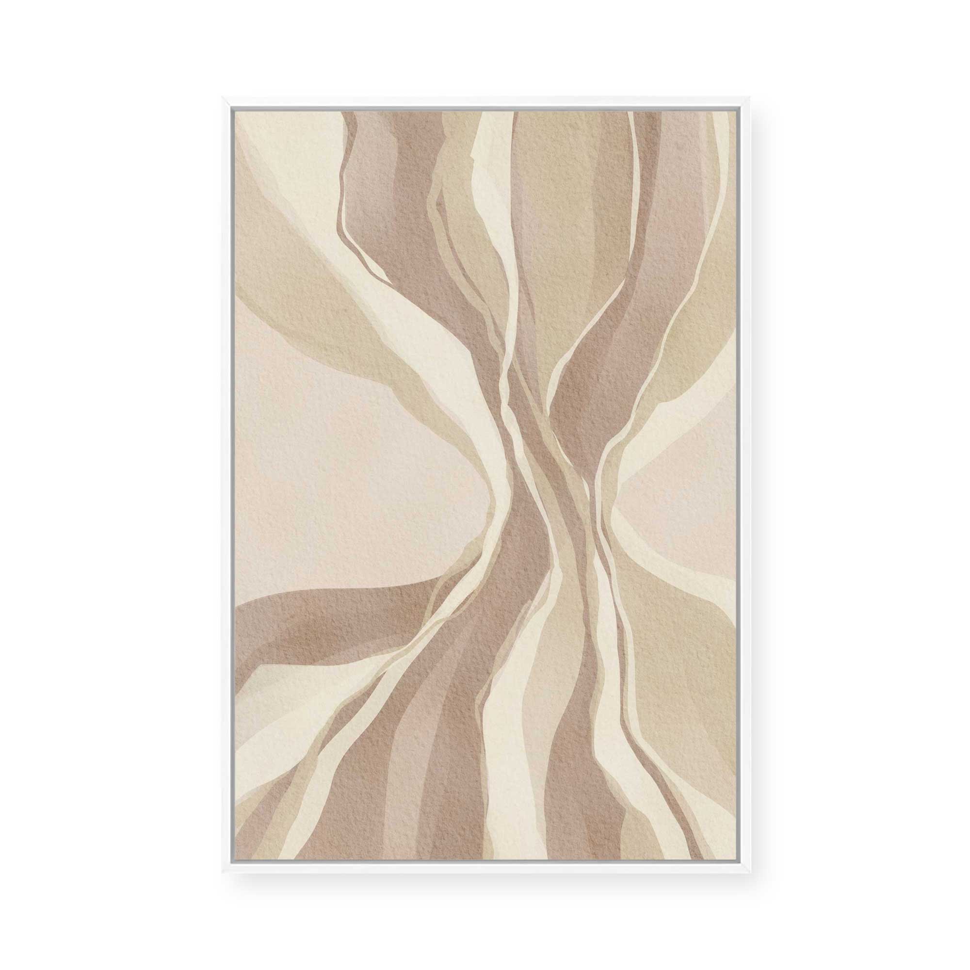 Earthen Waves | Framed Canvas