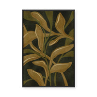 Earthen Foliage I | Framed Canvas