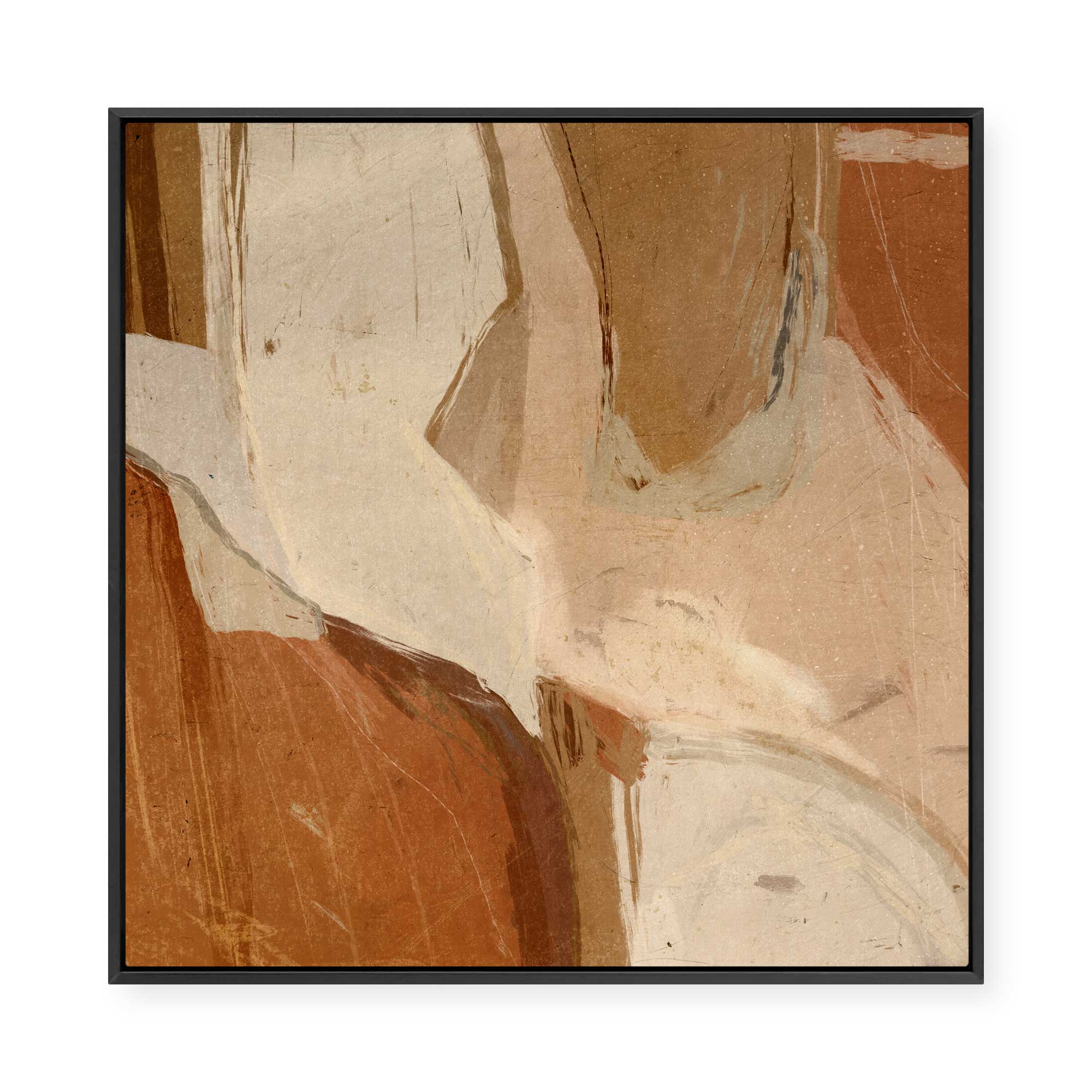 Earthy Abstractions | Framed Canvas