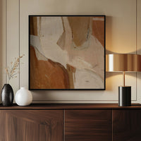 Earthy Abstractions | Framed Canvas