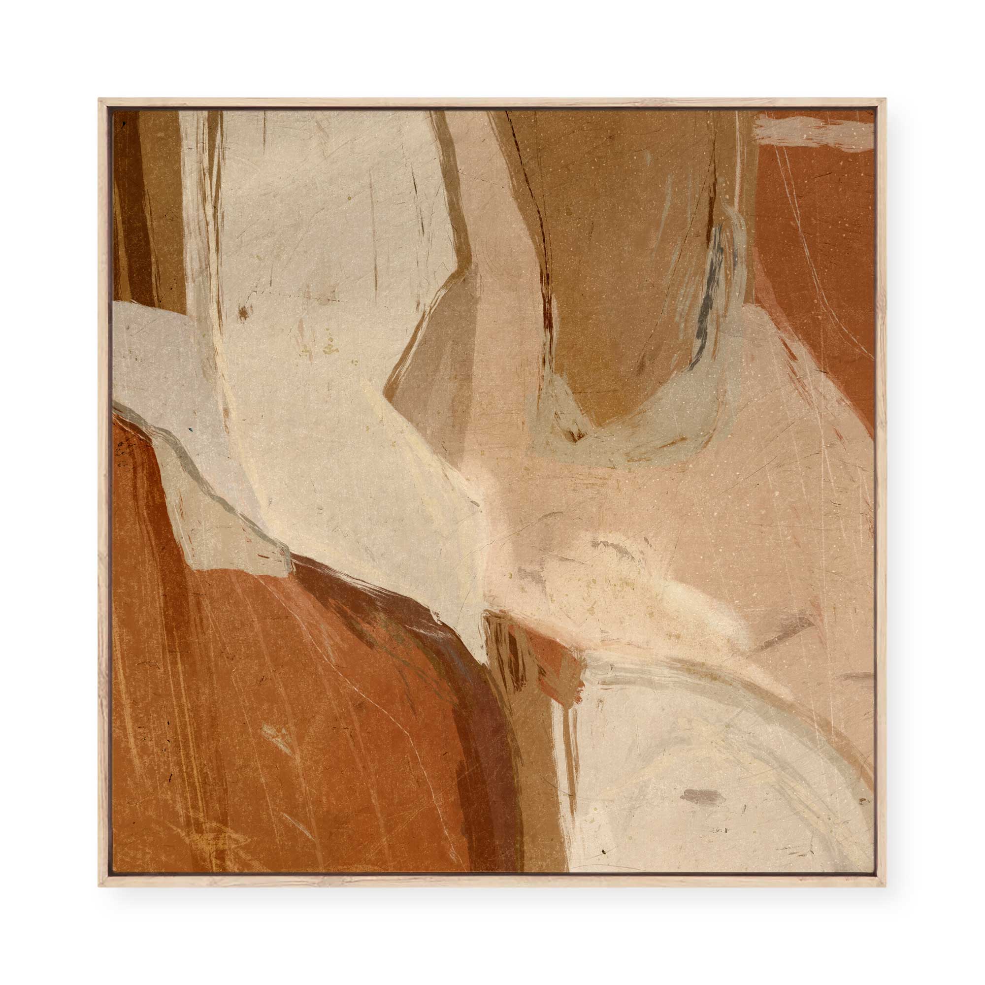 Earthy Abstractions | Framed Canvas
