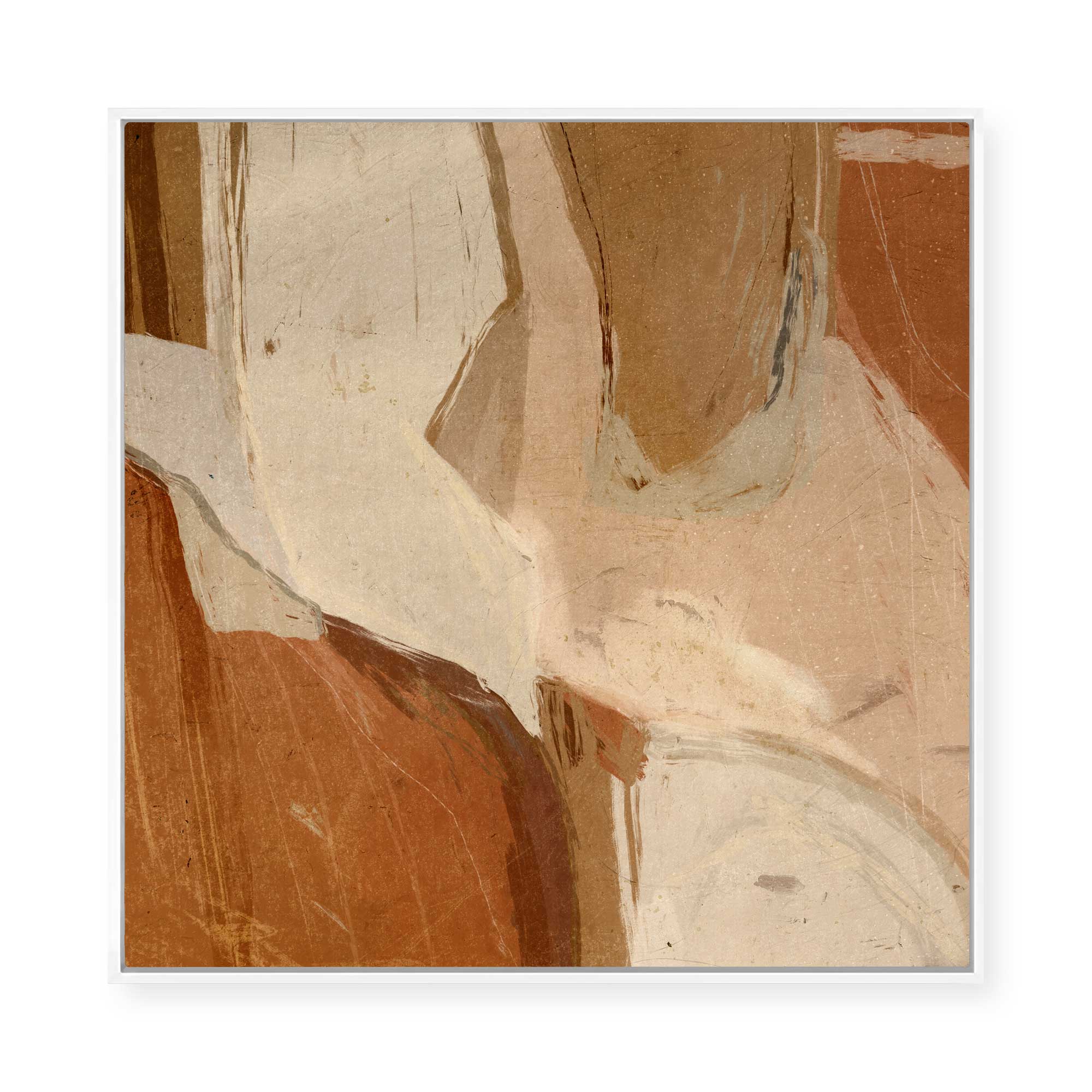 Earthy Abstractions | Framed Canvas
