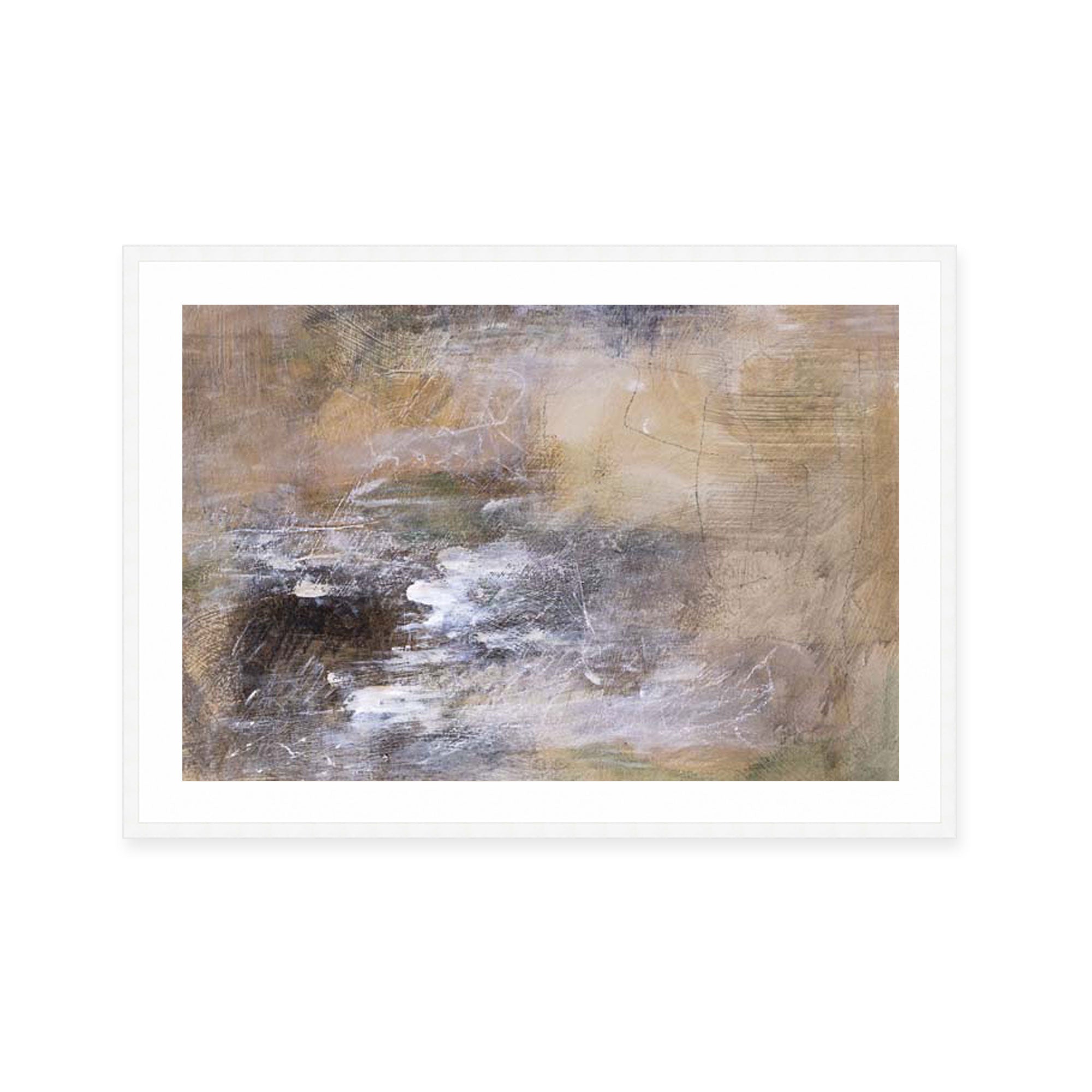 Earthy Whispers in Brushstrokes III
