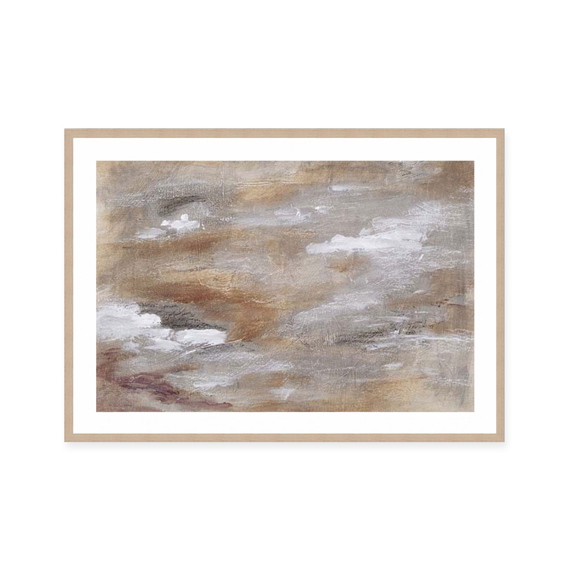 Earthy Whispers in Brushstrokes II