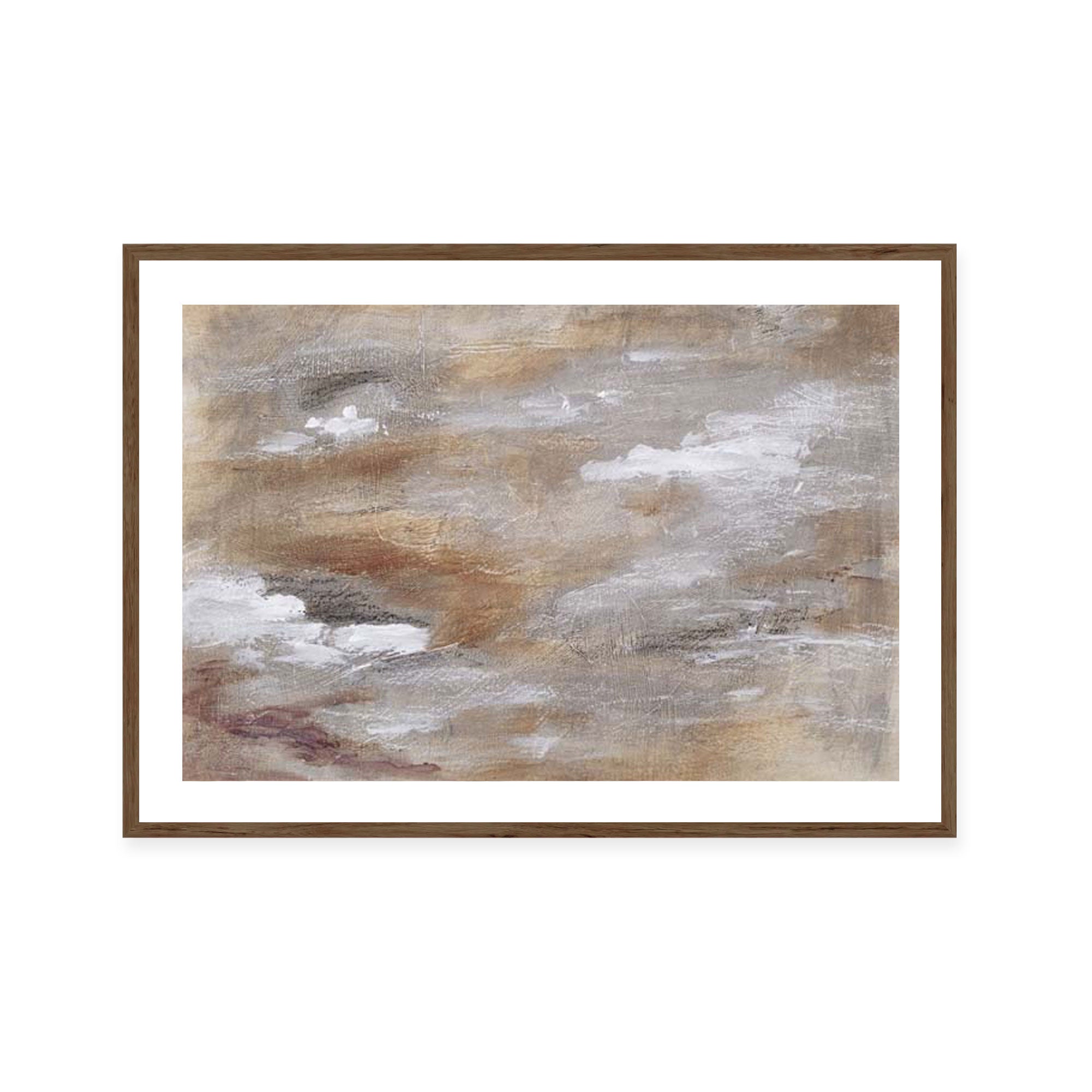 Earthy Whispers in Brushstrokes II