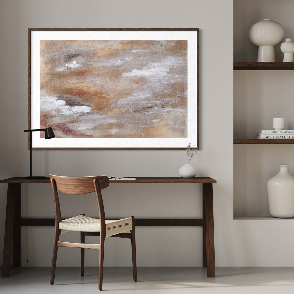 Earthy Whispers in Brushstrokes II
