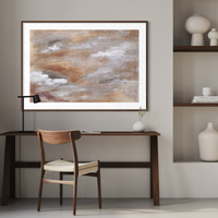 Earthy Whispers in Brushstrokes II