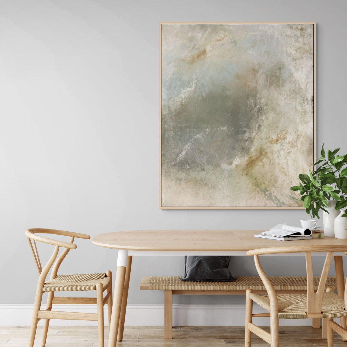 The Echo of Terrain | Framed Canvas