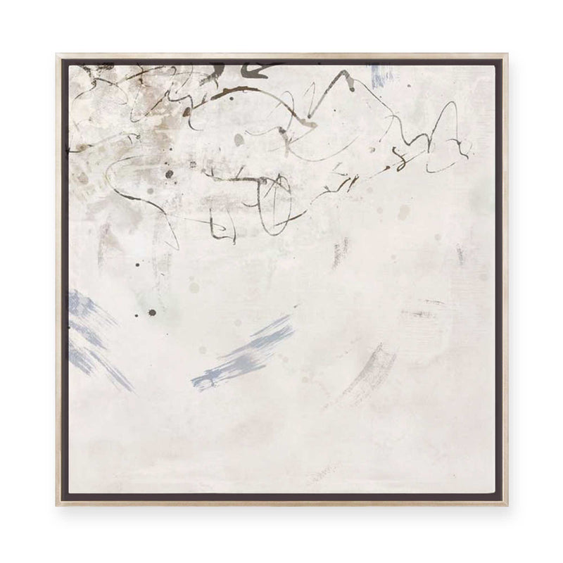 Echoes in Soft Gray Mist II | Framed Canvas